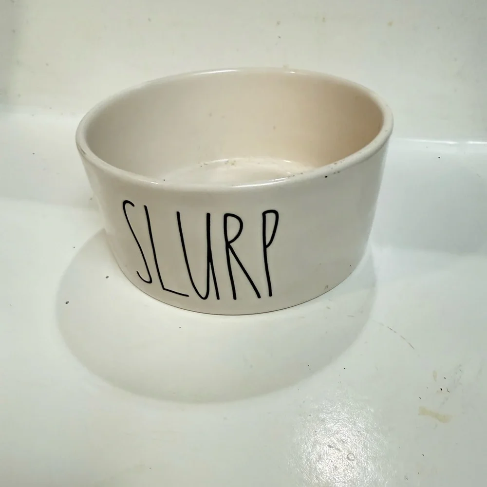 New Rae Dunn Slurp pet cat dog bowl